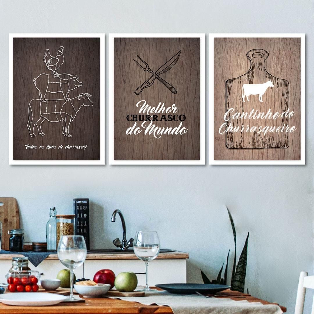 Kitchen Wall Art Triplet