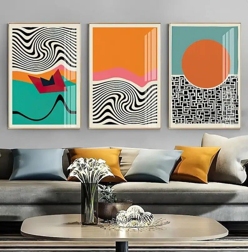 Modern Artwork Triplet