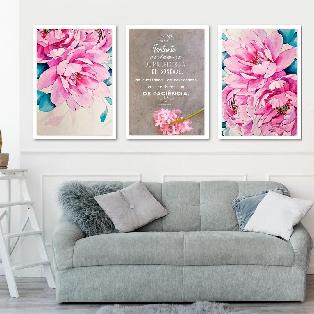 Floral Wall Art Triplet