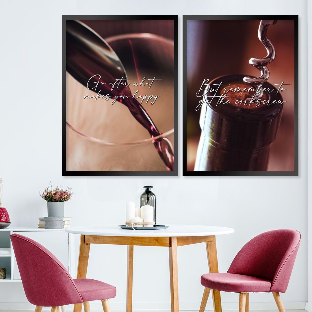 Wine Wall Art Duo