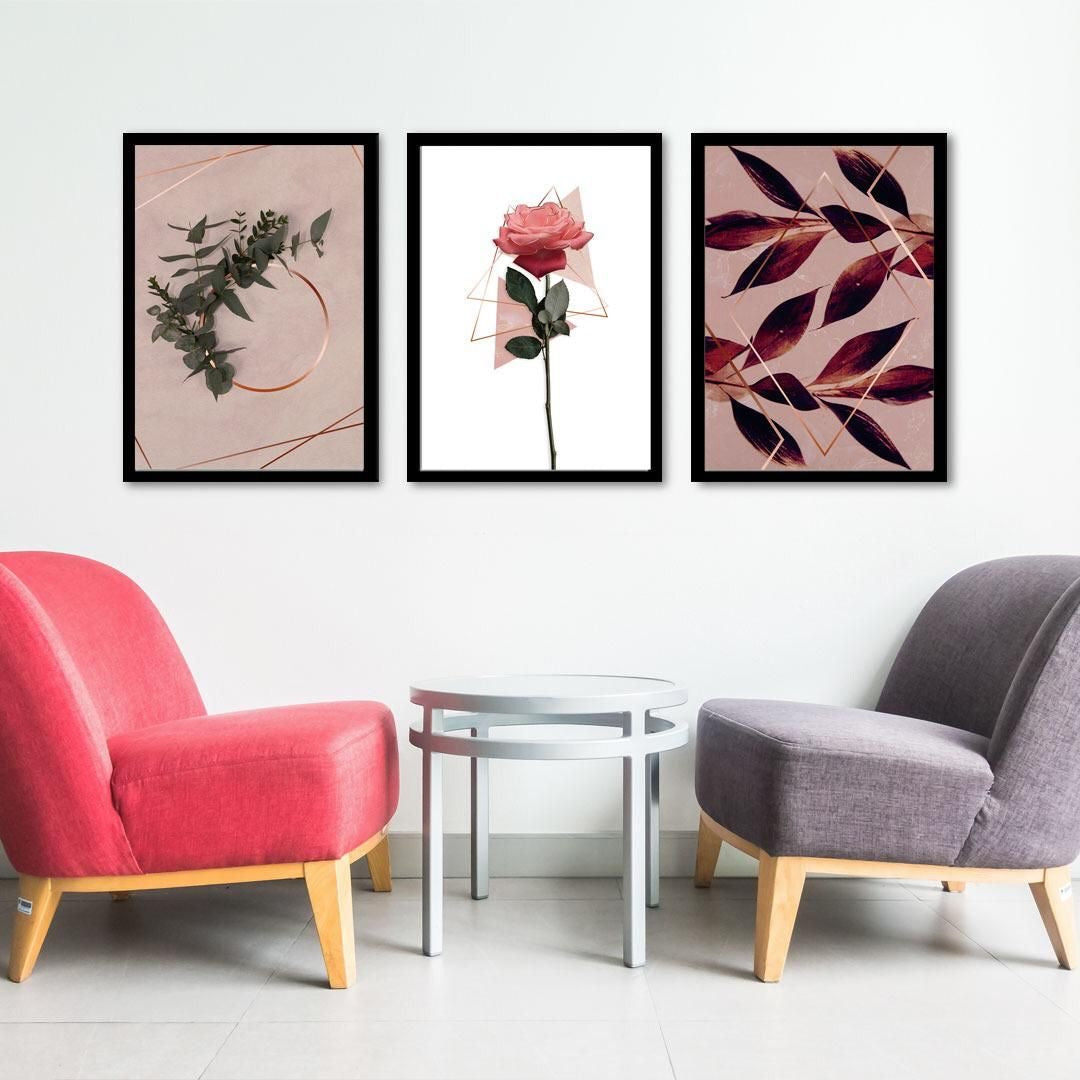 Floral Wall Art Triplet