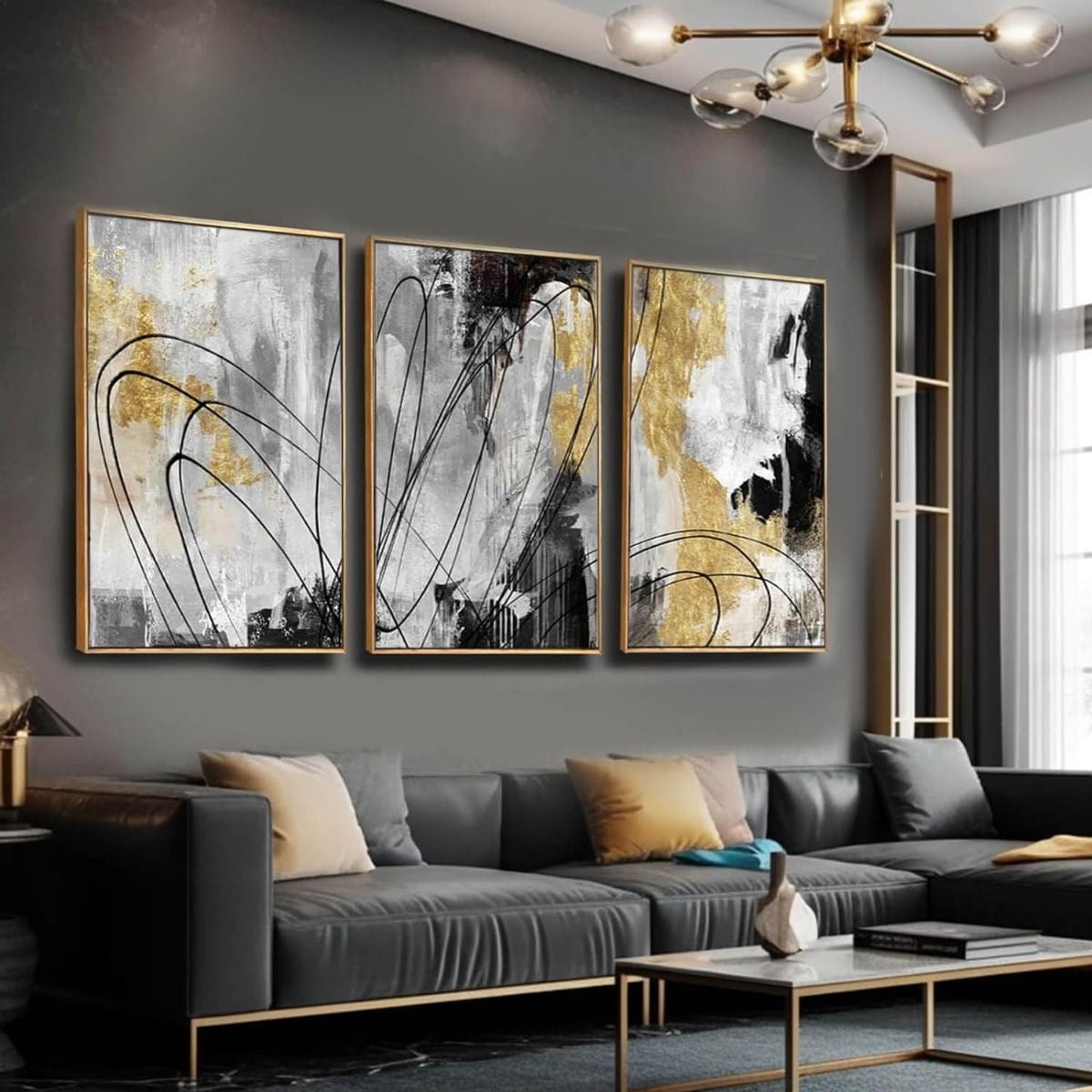 Abstract Wall Art Triplet