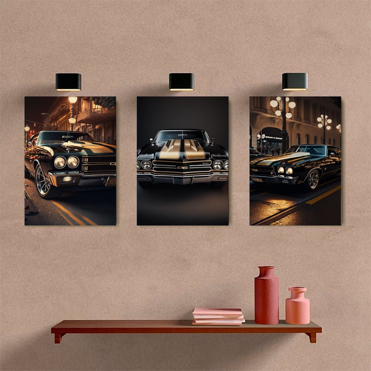 Cars Wall Art Triplet