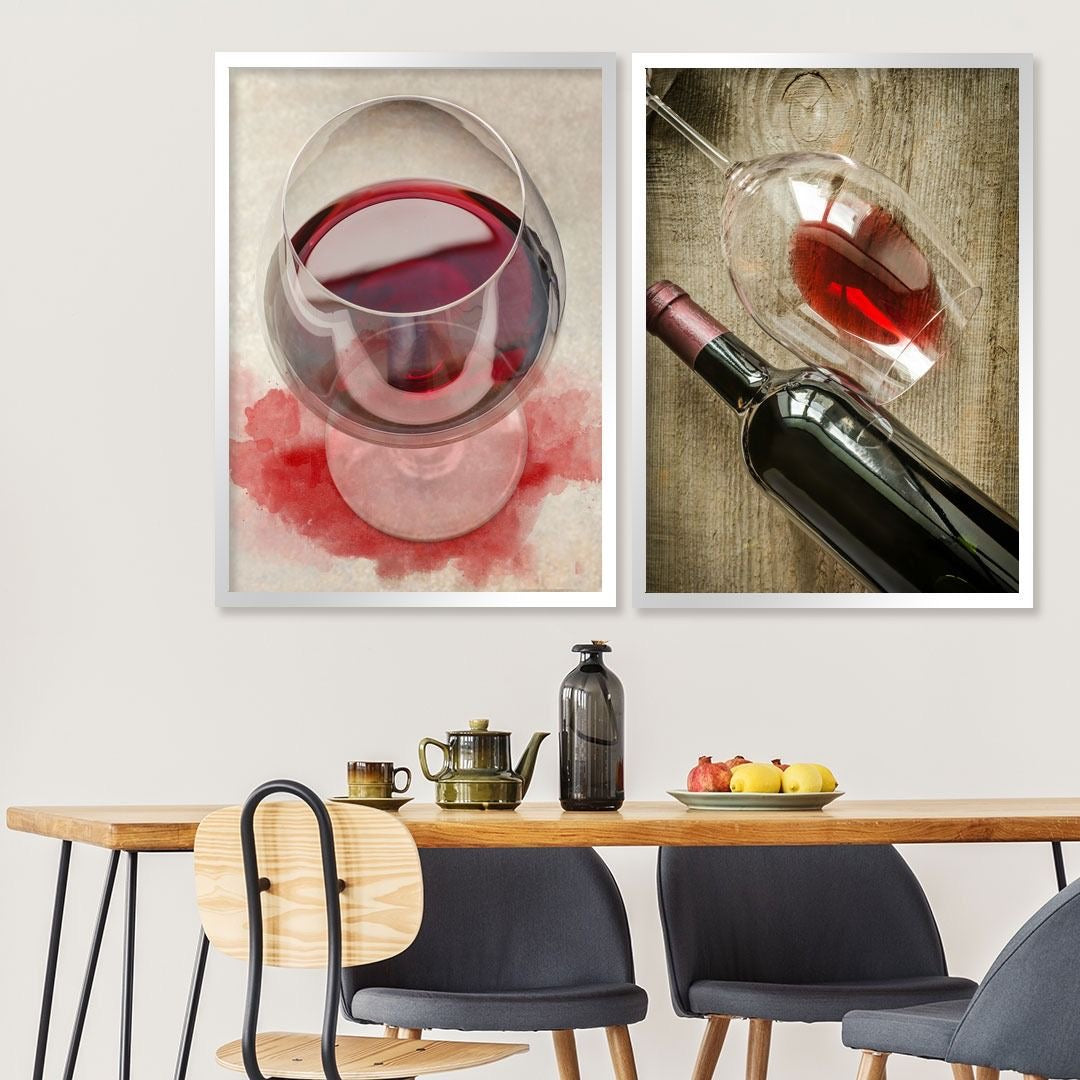 Wine Wall Art Duo