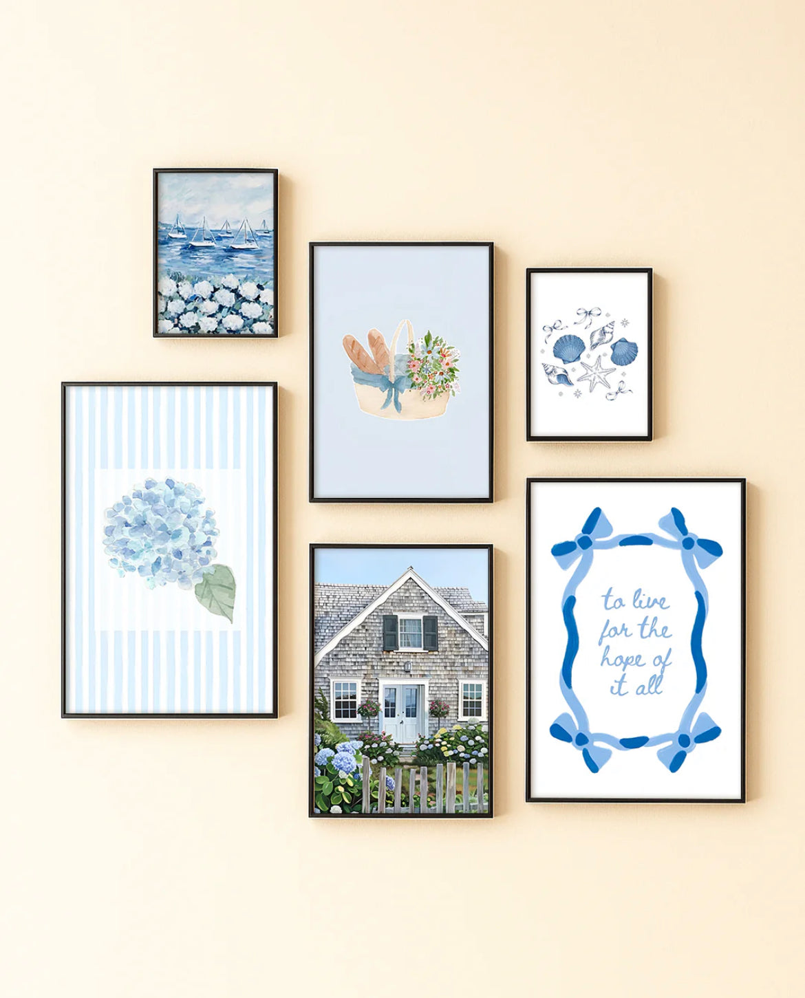 Seaside Daydreams - Set of 6Frames