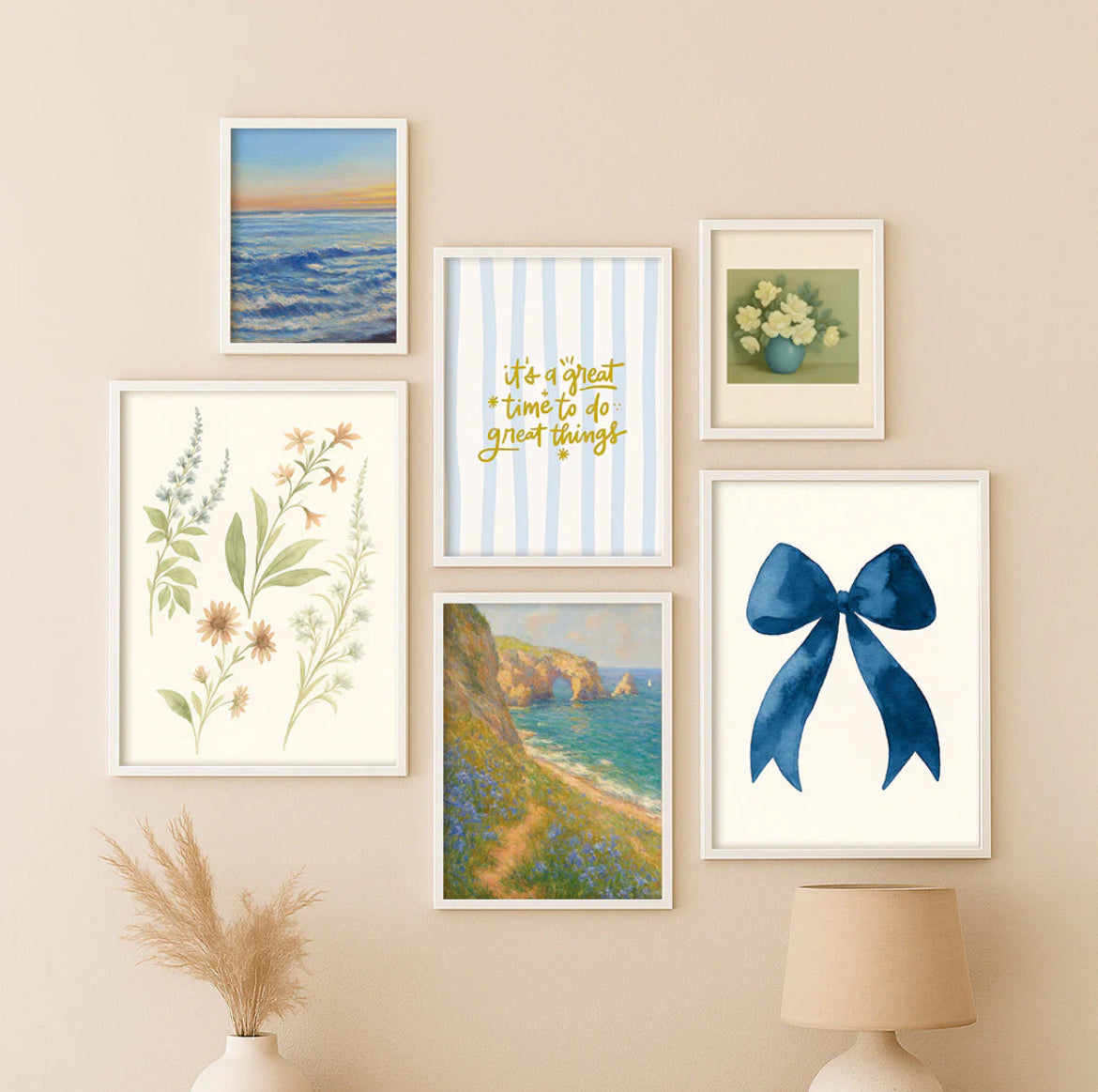 Coastal Charm - Set of 6Frames