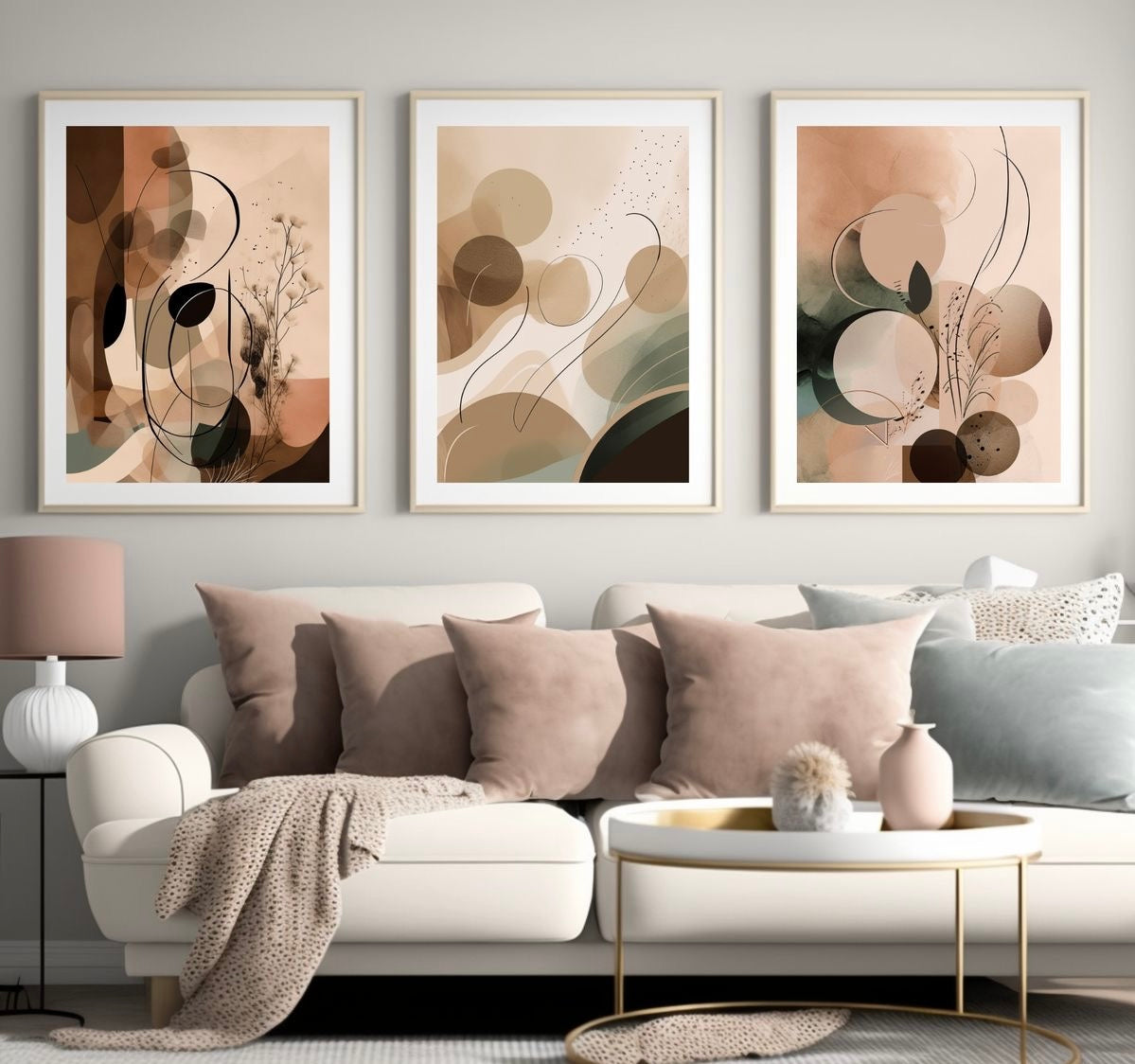 Abstract Wall Art Triplet
