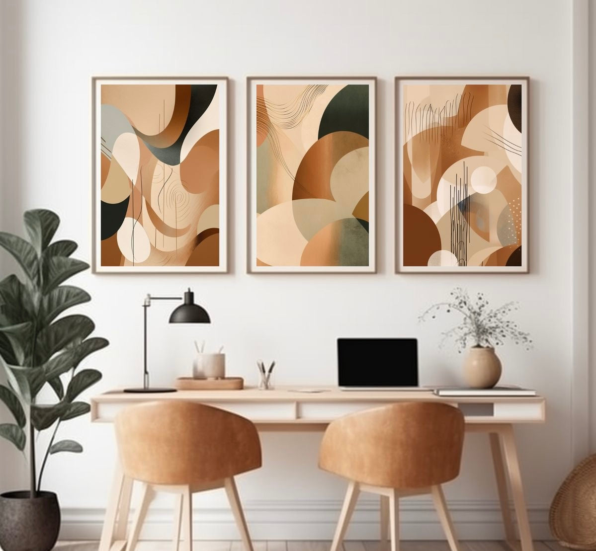 Abstract Wall Art Triplet