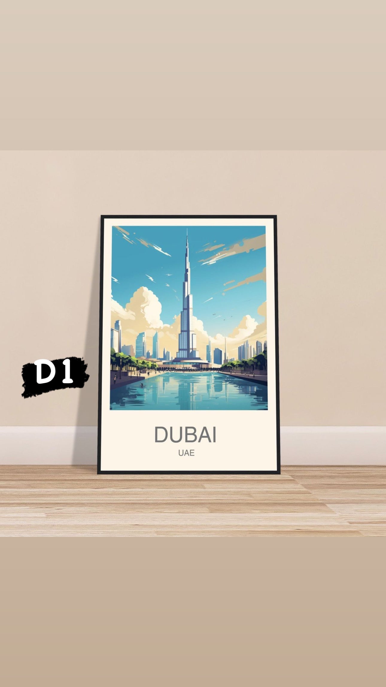 Dubai Wall Frames