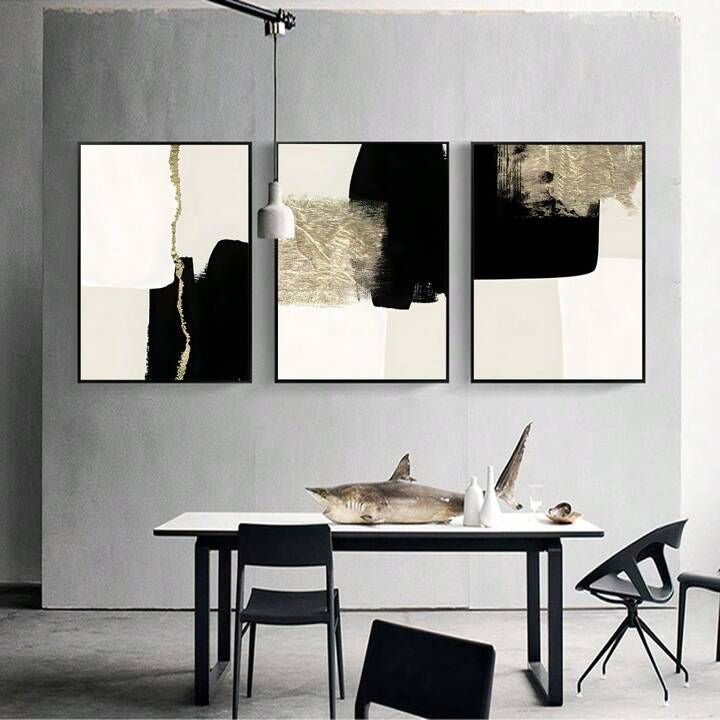 Abstract Wall Art Triplet