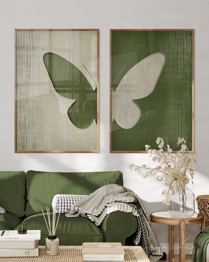 Green Butterfly Set