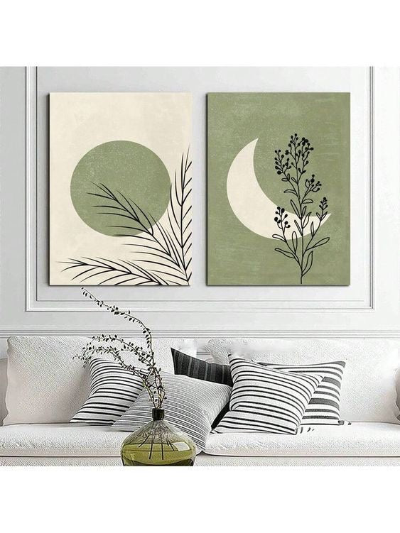 Boho Digital Green set of 2