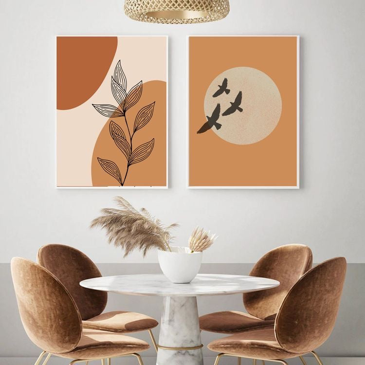 Boho Digital leaves set