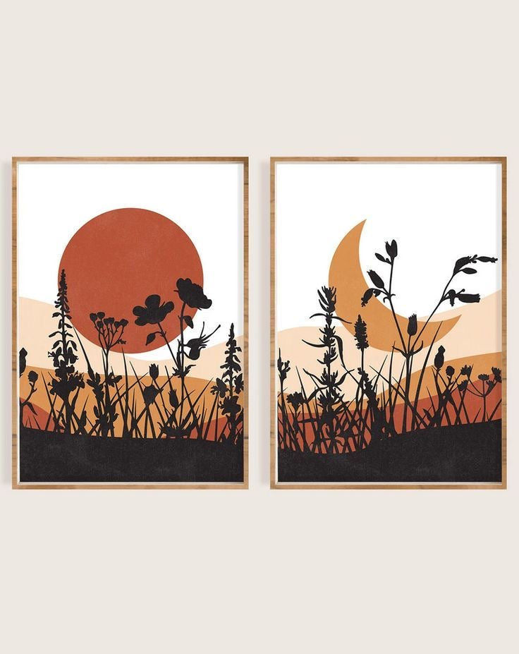 Abstract Nature Set of 2