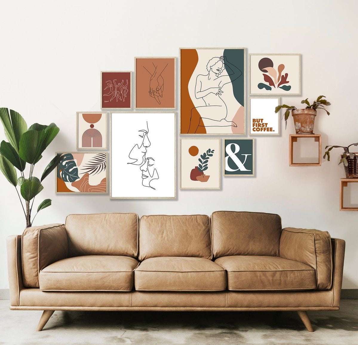 Abstract Shapes Wall Art Gallery