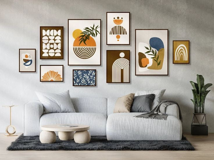 Abstract Shapes Wall Art Gallery