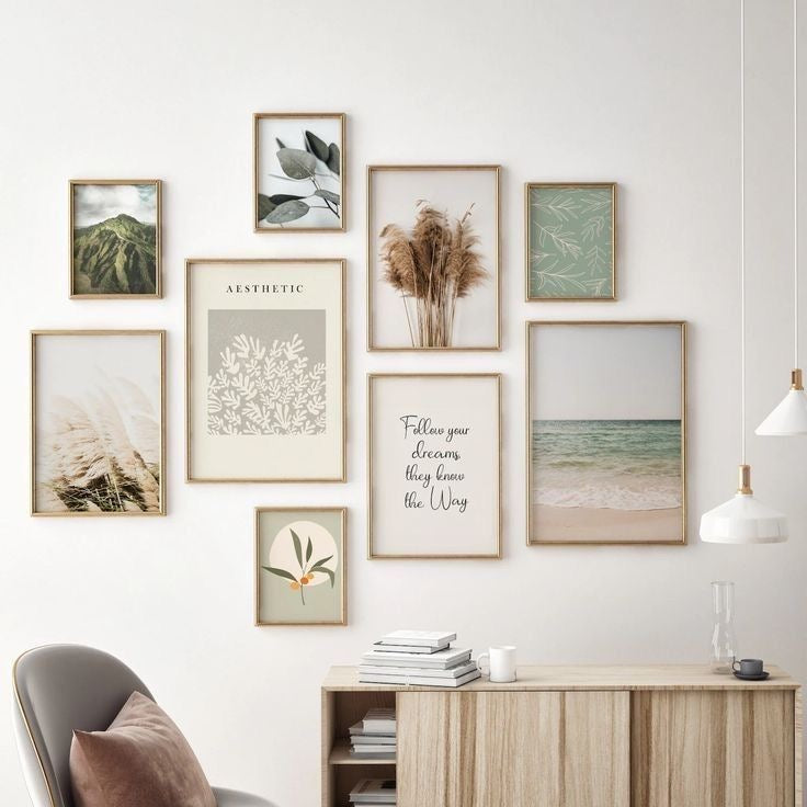 Nature Gallery Wall Art set