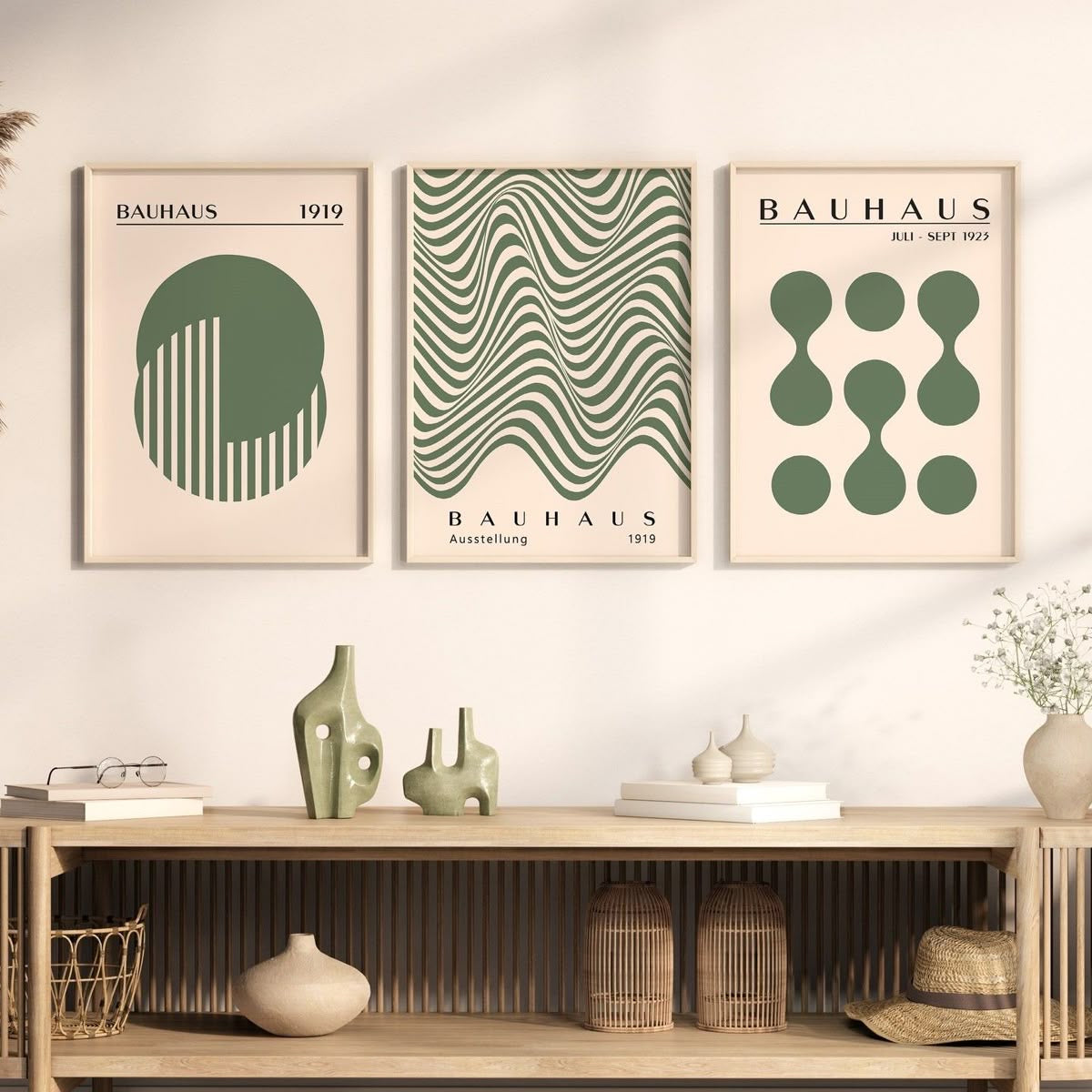 Bauhaus Green Triplet