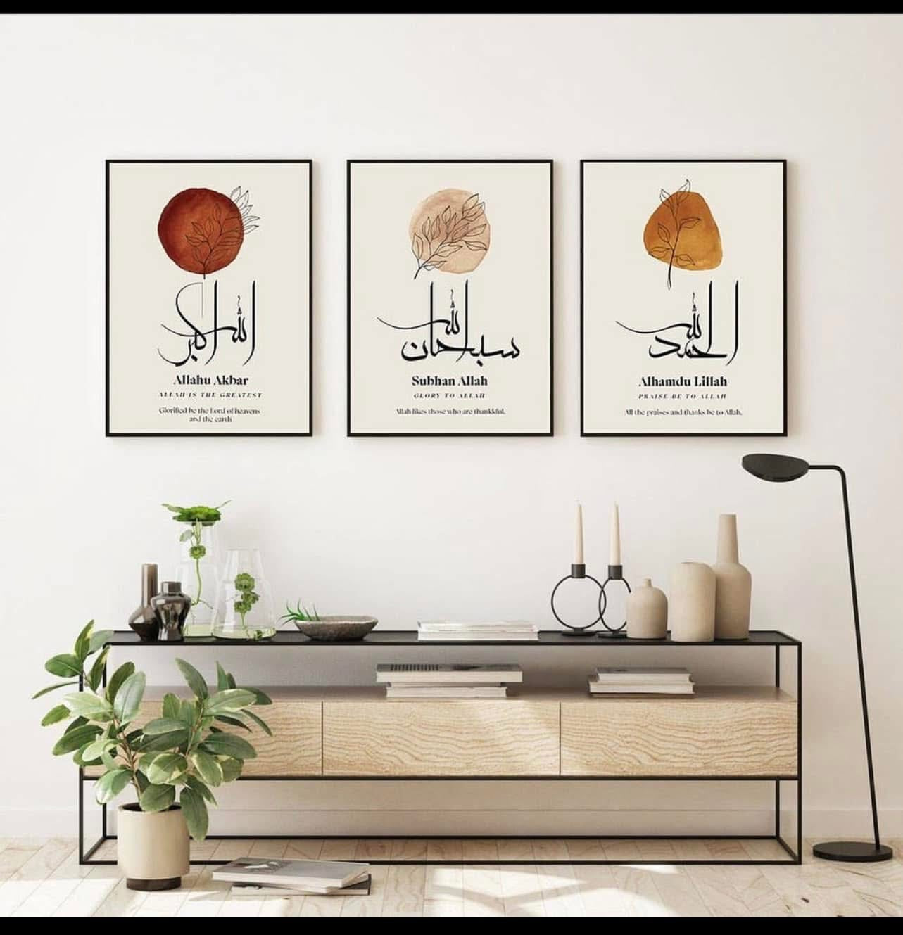 Islamic set of 3