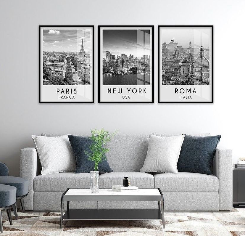 Paris NY Roma Triplet
