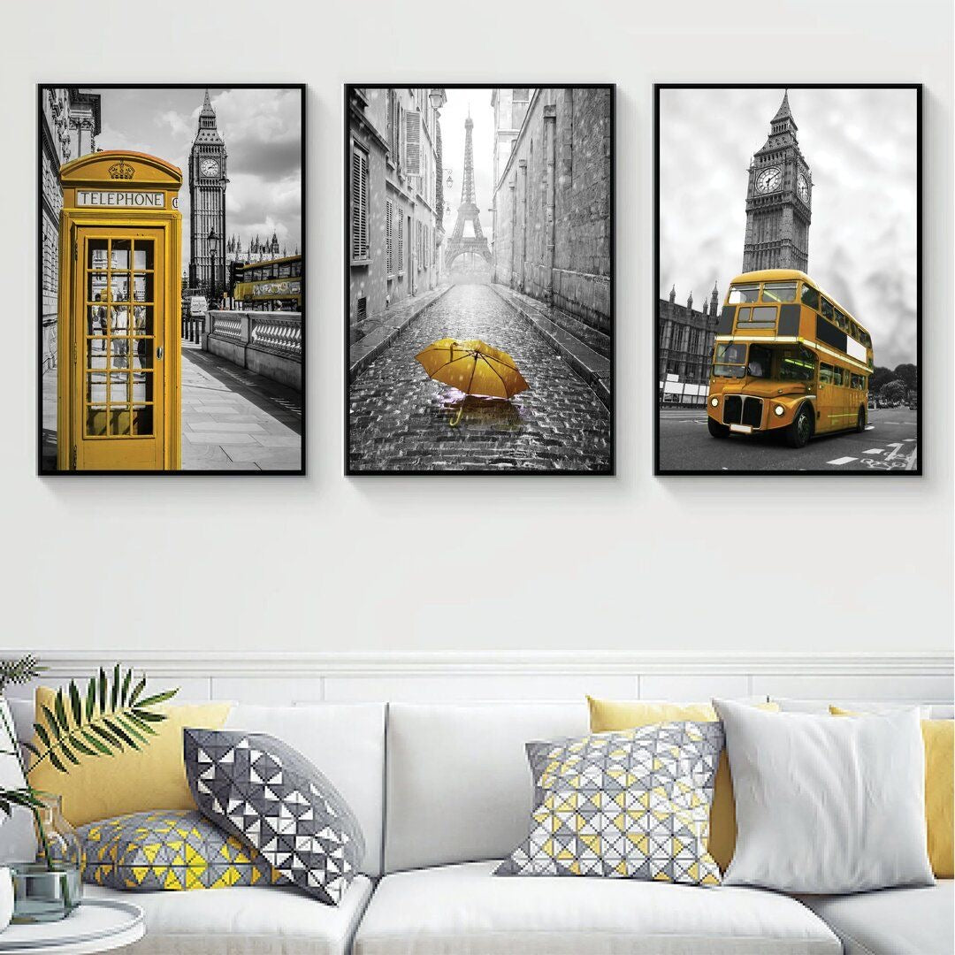 Black n Yellow Triplet