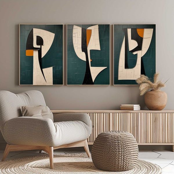 Abstract Wall Art Triplet