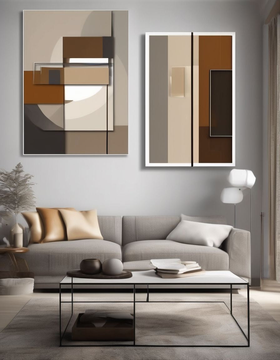 Abstract Dou Wall Art