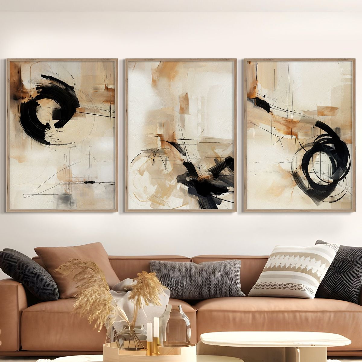 ABSTRACT Wall Art Triplet
